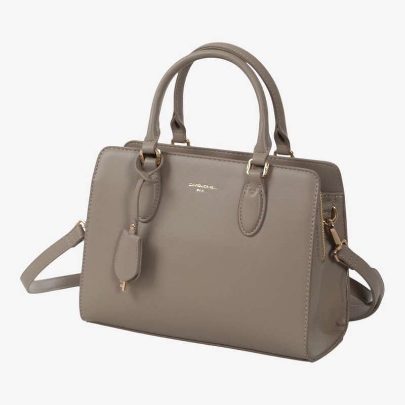 David Jones Beige Classic Handbag DJ168A