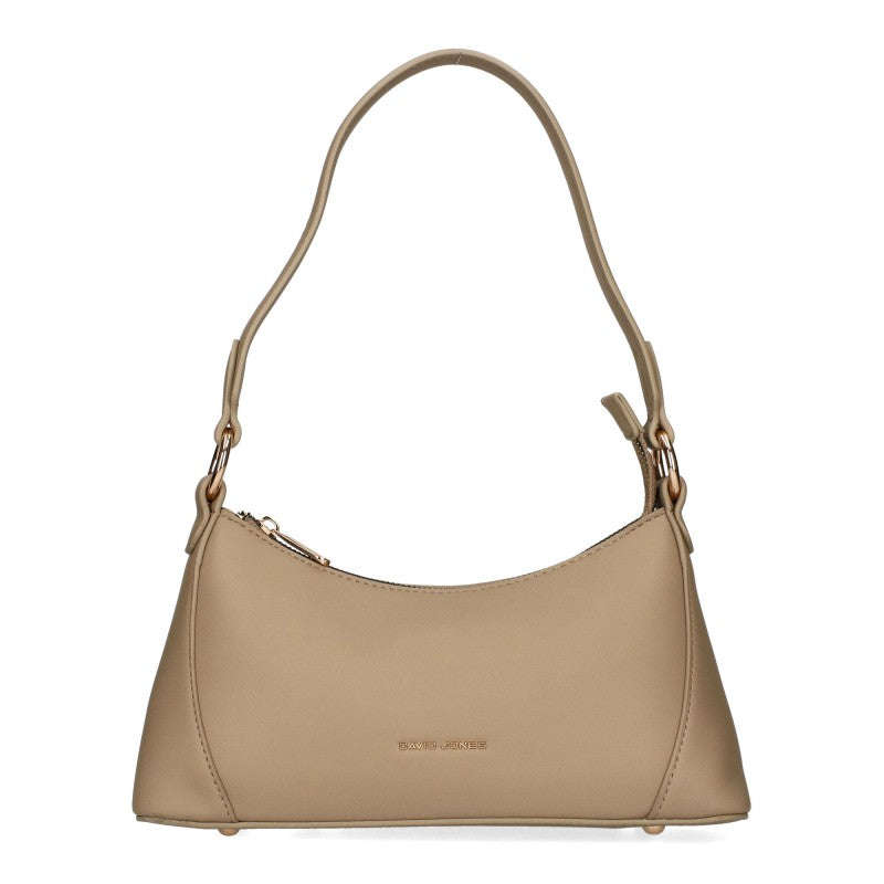 David Jones Taupe Shoulder Handbag DJ204A
