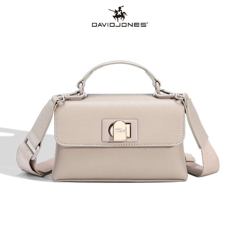 David Jones Beige Shoulder Handbag DJ211A