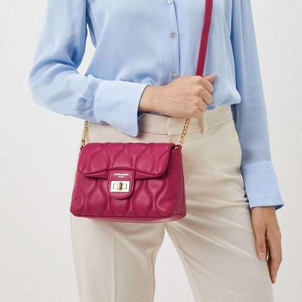 David Jones White Quilted Handbag DJ217A