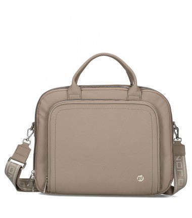 David Jones Taupe Executive Handbag DJ309A