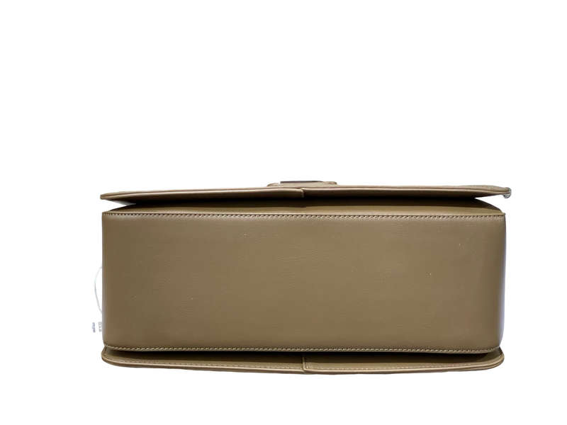 BAGCO Premium Structured Military Green Handbag  Mocha Elegance