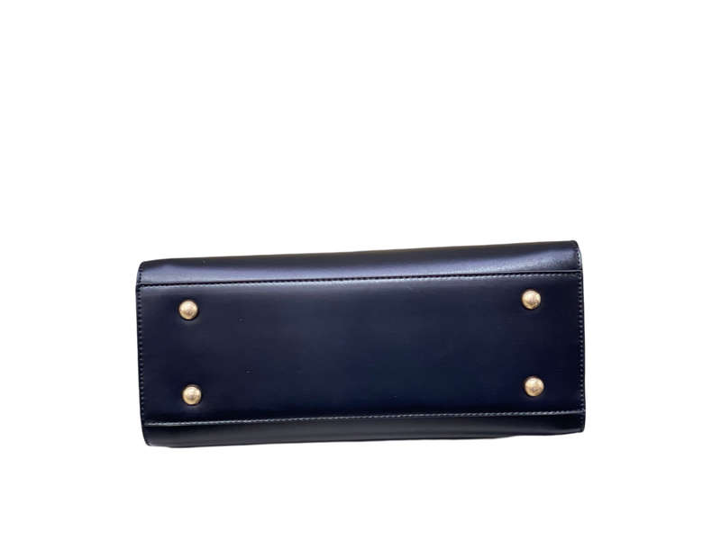 BAGCO Classic Structured Tote  Black Elegance