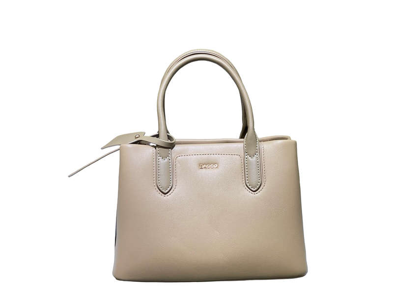 Trendy Taupe BAGCO Handbag