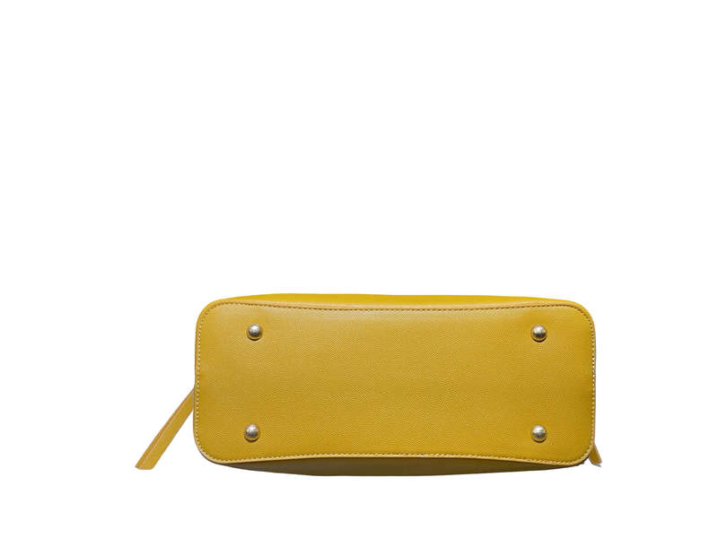 New Trendy Yellow BAGCO Handbag