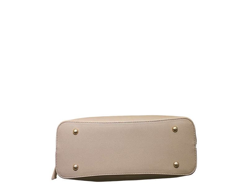 New Trendy Beige BAGCO Handbag