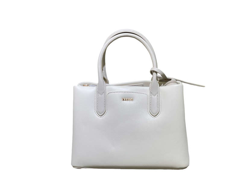 Trendy Beige BAGCO Handbag
