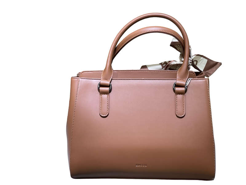 BAGCO Royal Brown Grace Handbag