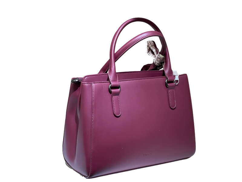 BAGCO Royal Maroon Grace Handbag
