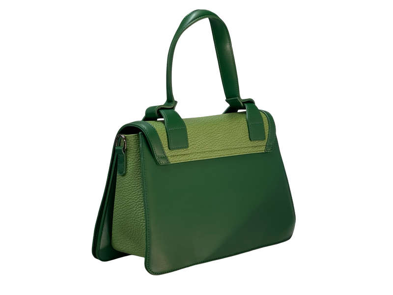 BAGCO Green Signature Satchel  Bold Elegance, Everyday Power