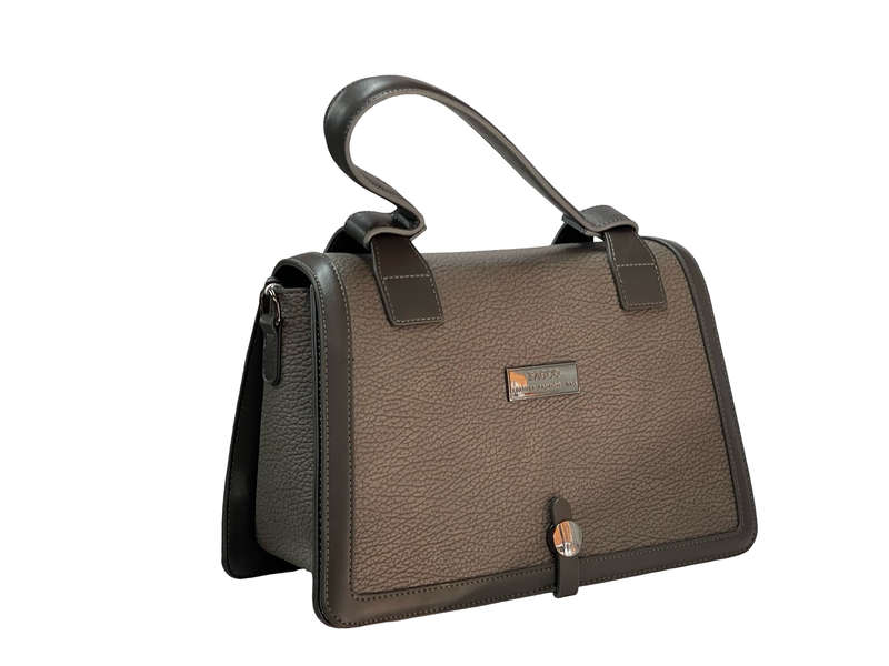 BAGCO Gray Signature Satchel  Bold Elegance, Everyday Power