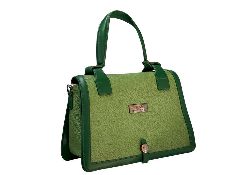 BAGCO Green Signature Satchel  Bold Elegance, Everyday Power