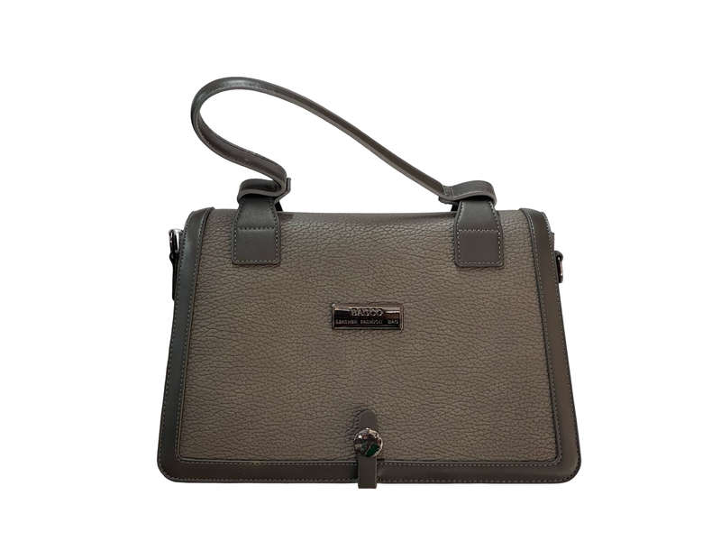 BAGCO Gray Signature Satchel  Bold Elegance, Everyday Power