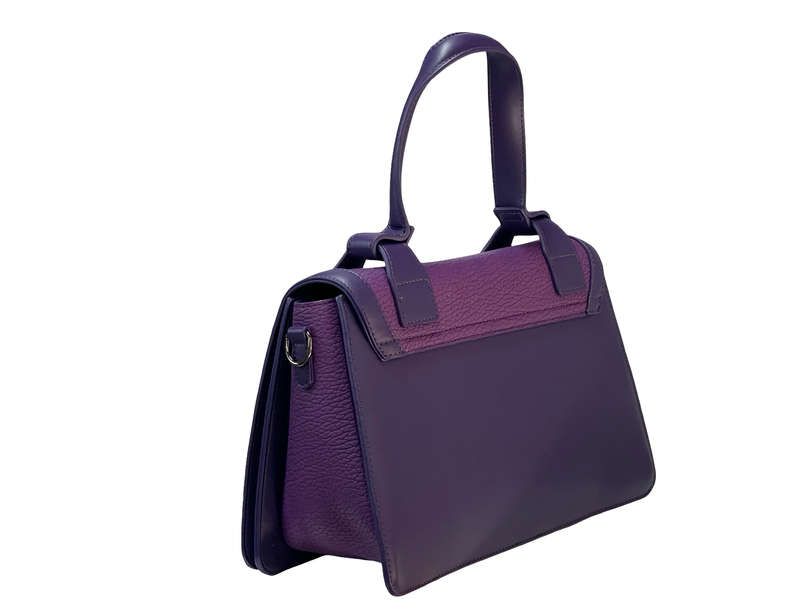 BAGCO Purple Signature Satchel  Bold Elegance, Everyday Power