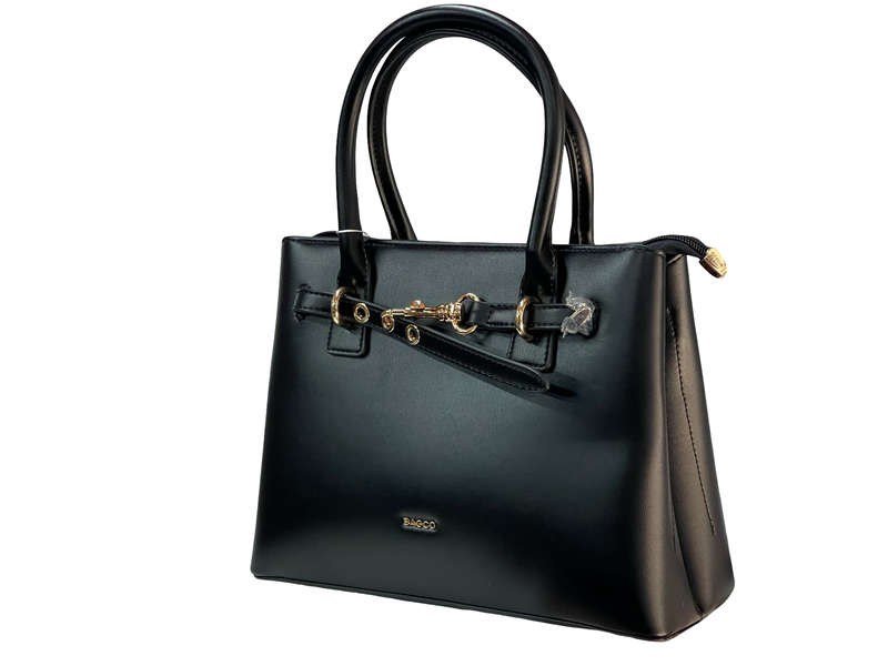 Tall Standard BAGCO Black Handbag