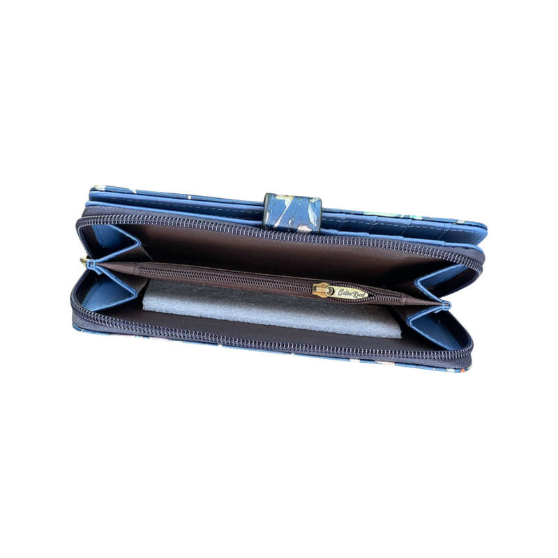 Blue Leather Wallets