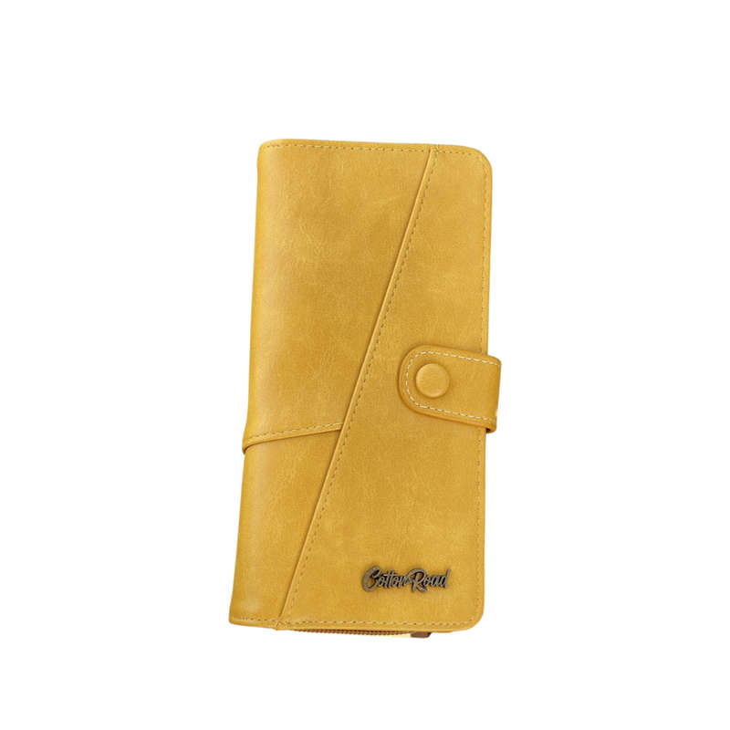 Mustard Yellow Leather Wallets