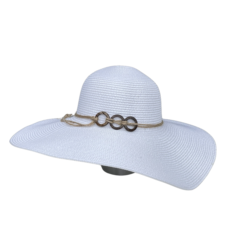 Wide Brim Hat with Rope