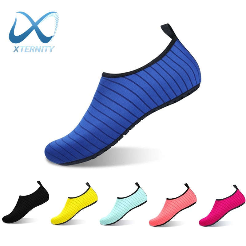 Slip-On Barefoot Aqua Shoes - Cyan / 6.5