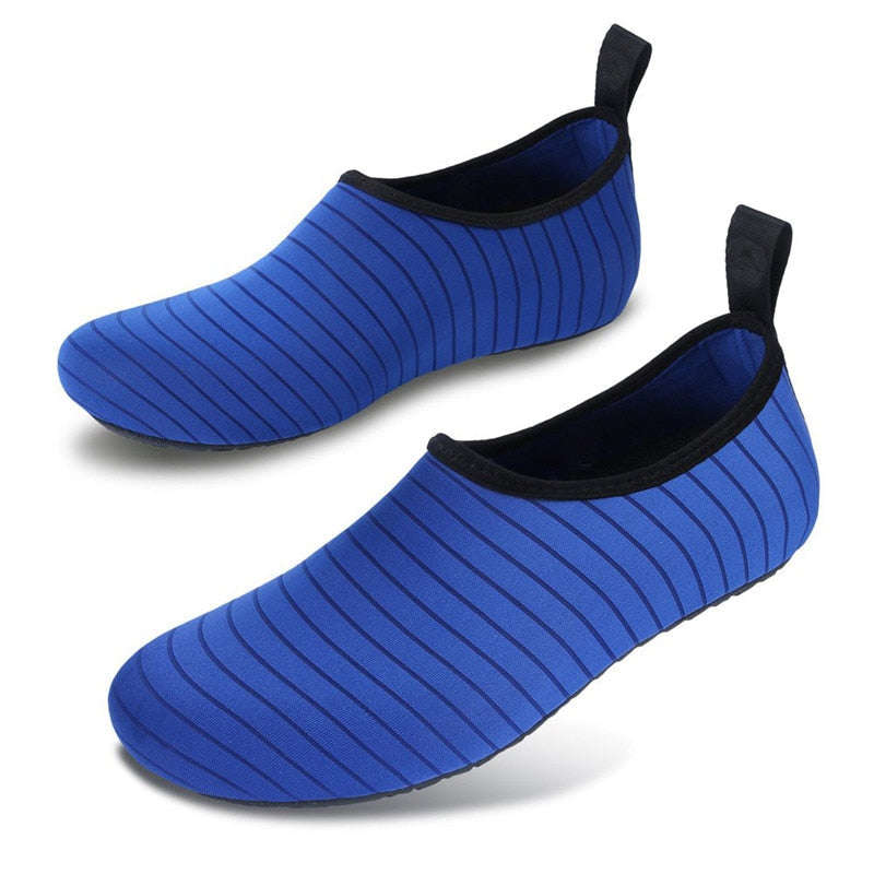 Slip-On Barefoot Aqua Shoes - Cyan / 6.5