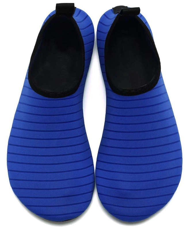 Slip-On Barefoot Aqua Shoes - Cyan / 6.5