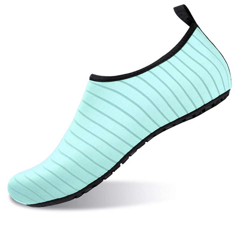Slip-On Barefoot Aqua Shoes - Cyan / 6.5