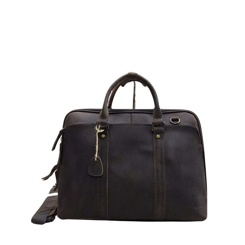 Oiled Leather Single Shoulder Crossbody Bag