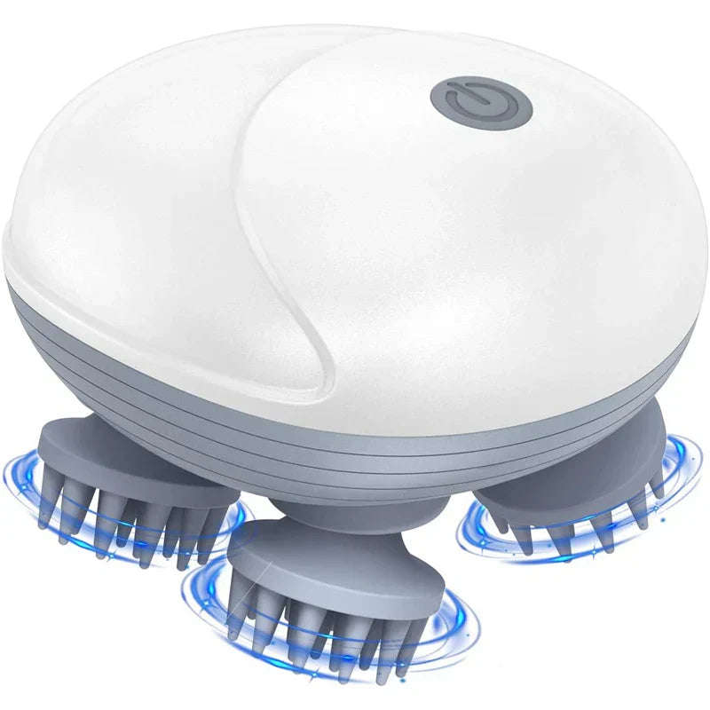 Electric Scalp Head Massager - Green
