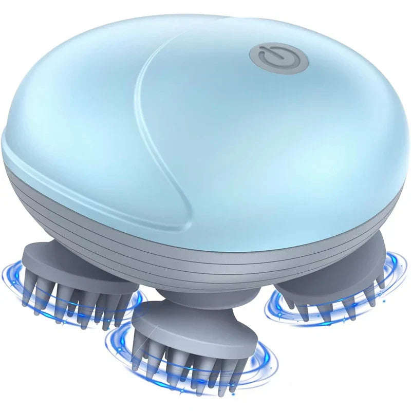 Electric Scalp Head Massager - Green