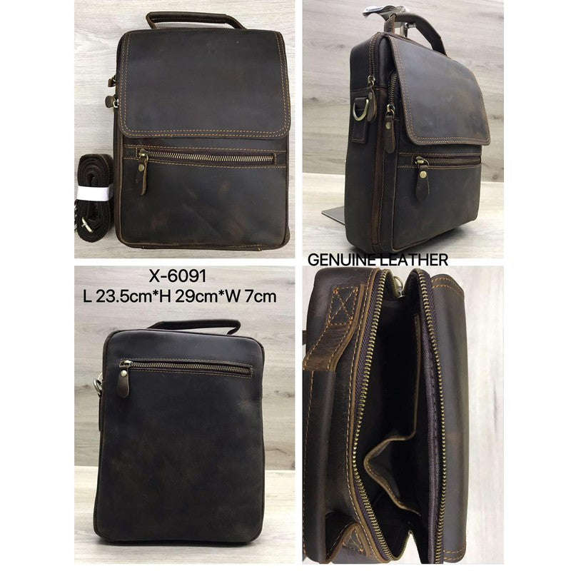 Real Leather Bag - Unsex