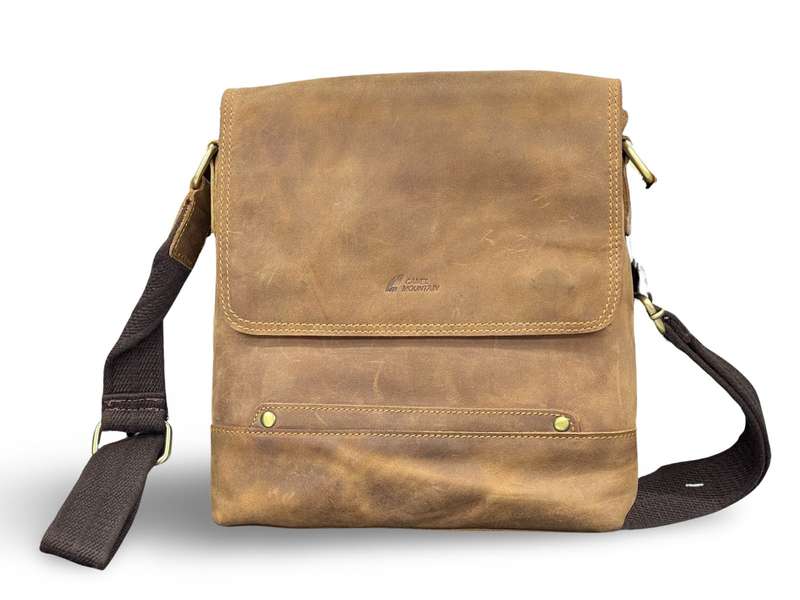 Messenger Crossbody Leather Bag