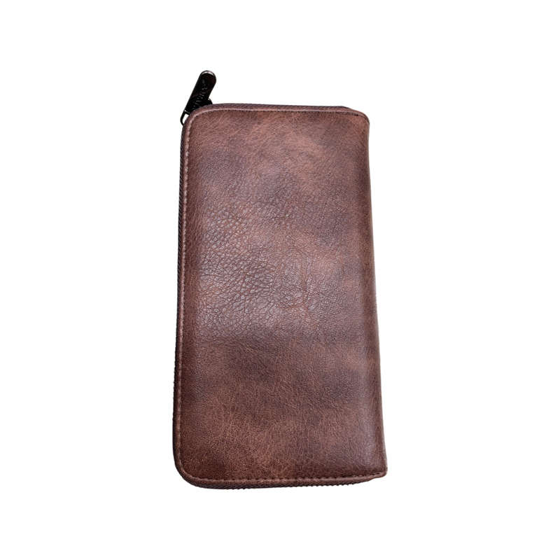 Protea Wallet, Imitation Leather - Brown