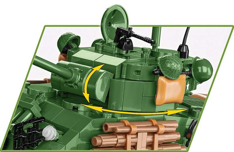 COBI M4A3E8 Sherman Easy Eight