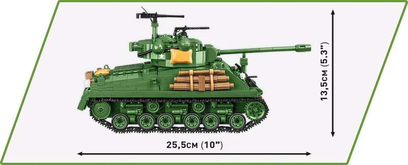 COBI M4A3E8 Sherman Easy Eight