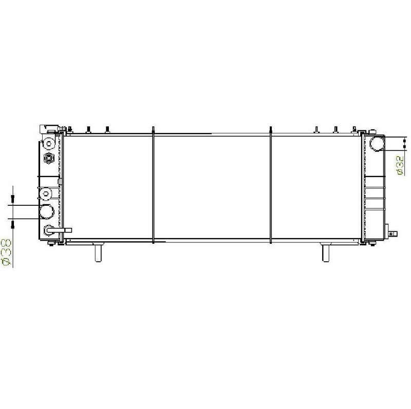 Jeep Cherokee 4.0 AT Radiator