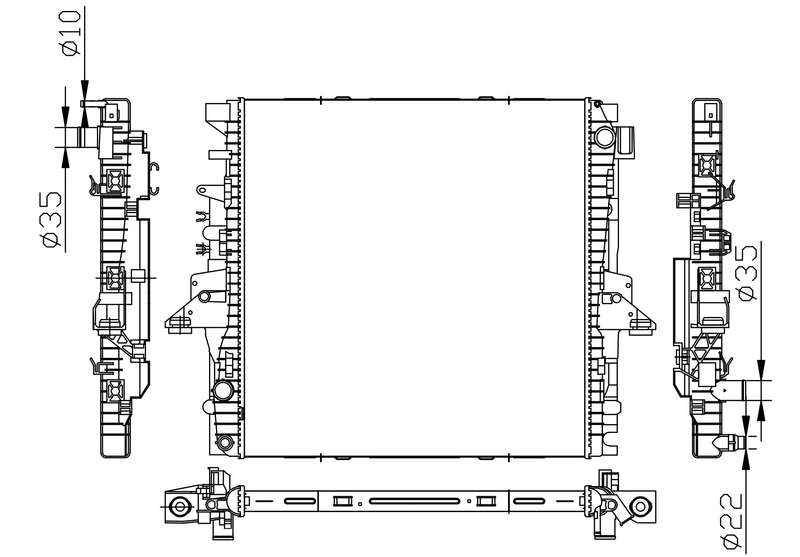 Land Rover Discovery 4 5.0L V8 MT Radiator