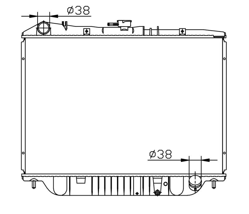 Isuzu KB250 MT Radiator