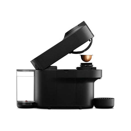 Nespresso Vertuo Pop Liquorice Black Bundle Coffee Machine (Includes Black Milk Frother)