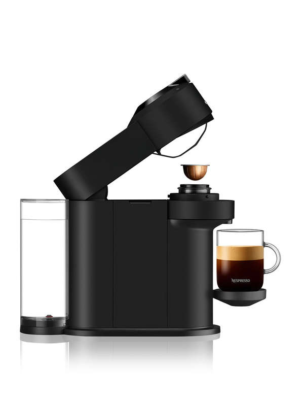 Nespresso Vertuo Next Matte Black Coffee Machine Bundle  (Including Black Milk Frother)