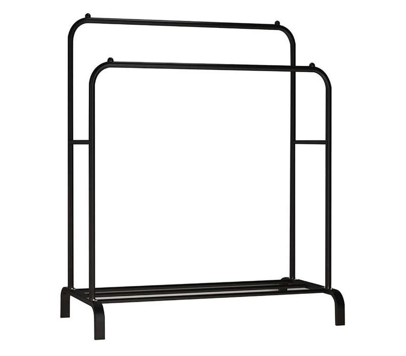 Kuba - Double Pole Clothes & Shoes Storage Rack