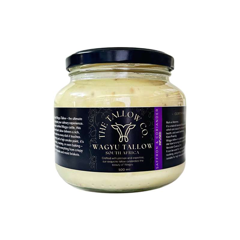 Saffron & Coriander Infused Wagyu Tallow 500ml