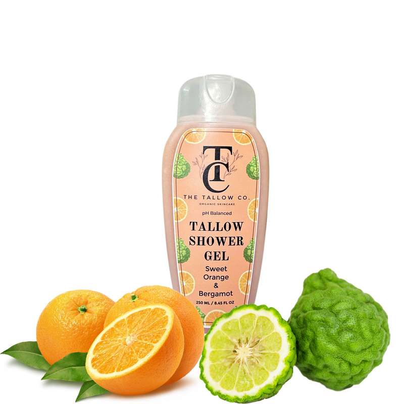 Tallow Shower Gel - Sweet Orange & Bergamot