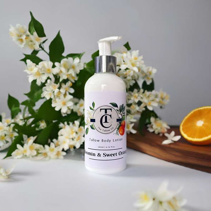 Tallow Hand & Body Lotion - Jasmin & Sweet Orange