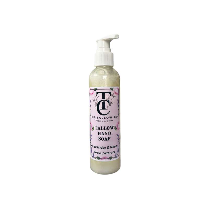 Tallow Liquid Hand Soap - Lavender & Rose