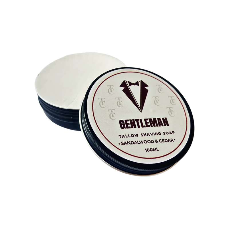 Tallow Shaving Soap - Sandalwood & Cedar