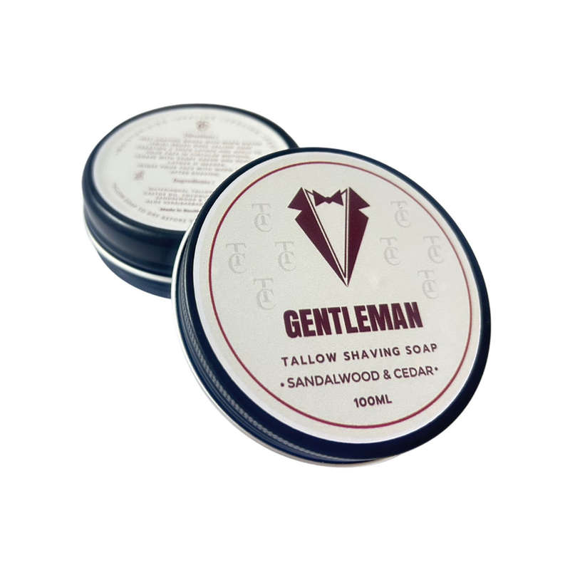 Tallow Shaving Soap - Sandalwood & Cedar