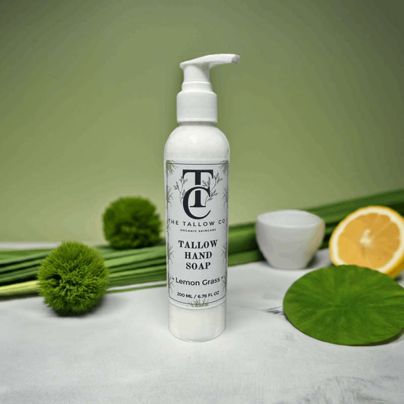 Tallow Liquid Hand Soap - Lemon Grass