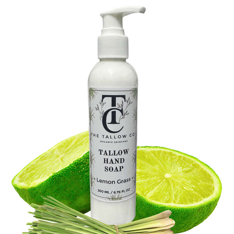 Tallow Liquid Hand Soap - Lemon Grass