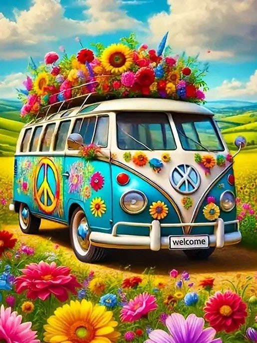 Hippie van