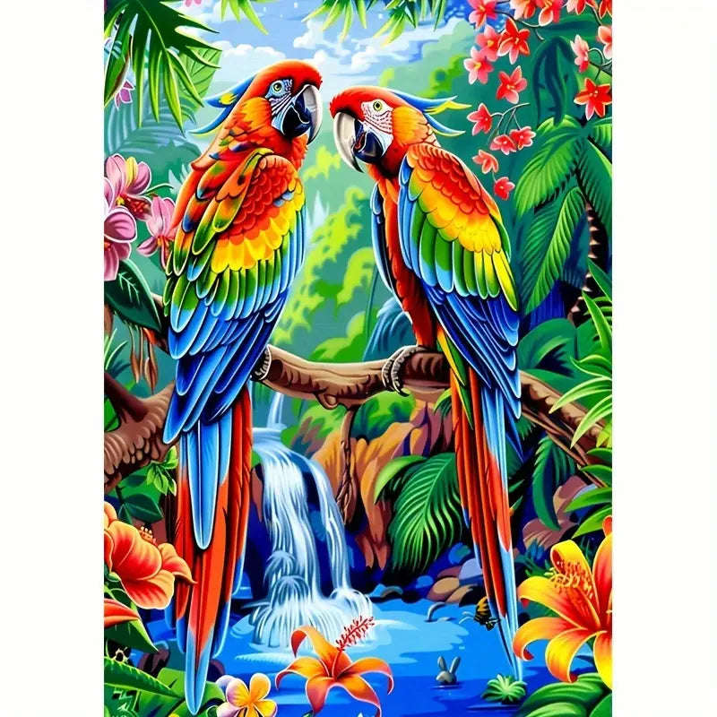 Two parrots